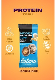 Resim Meyveli Tahinli & Fındıklı Protein Topları 55gr X3 Adet 
