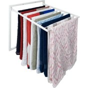 Resim Duvara Monte Katlanabilir Ergonomik Çamaşır Havlu Kurutma Askılık 11 Paslanmaz Çelik Çubuk 70X60 cm 