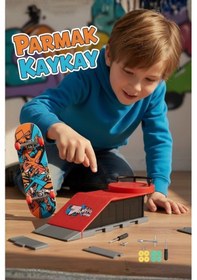 Resim Premium Parmak Kaykay Rampalı Ve Sök Tak Aksesuarlı 3+ Yaş Çok Renkli 