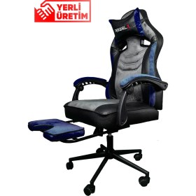Resim Oyuncu Koltuğu Night Ayak Uzatmalı Lacivert Renk 