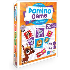 Resim Focus Games Domino Game Puzzle 28 Parça Renkli - Standart / Standart 