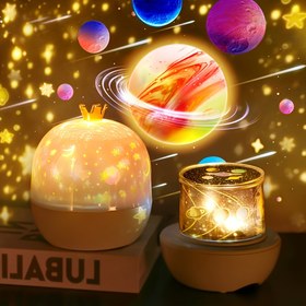 Resim Gece Lambası, Yıldız Projektör Işığı, Galaksi Gece Lambası Projektörü, 360° Dönen LED Işık, Başucu Lambası Olarak Uygun, Tatil Doğum Günü Hediyesi, Oda Dekorasyon Işığı 