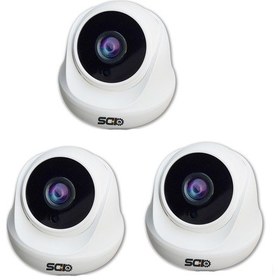 Resim IDS D-2026HD3 5 MP Sony Lensli 1080P Full HD AHD Güvenlik Kamerası - 3 Adet 