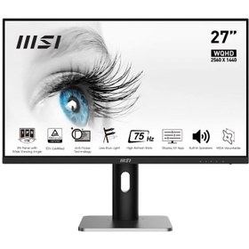 Resim Pro Mp273Qp 27 2560X1440 75Hz 1Ms Hdmı Dp Ips Monitör MSI