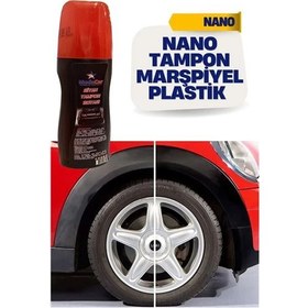 Resim TransForMacion 12+2 ADET Nano Tampon Marşpiyel Plastik Yüzey Boyası 