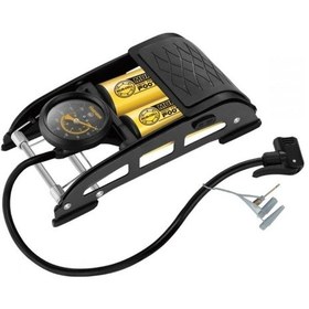 Resim Çift Piston Ayak Pompası Bisiklet, Top, Motorsiklet Şişirme 