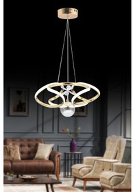 Resim Ela Ledli Avize Gold 