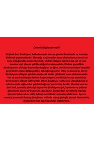 Resim M&R OTO KILIF AKSESUAR Kirmizi Yüzüklü Özel Kombin Simit Deri Direksiyon Kilifi (marka Model Belirtiniz) 
