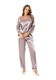 Resim Faal Saten Dantelli Pijama Takım 4610 001 