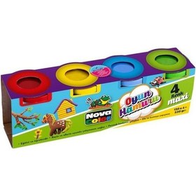 Resim Nova Color Oyun Hamuru 4'Lü Nc-4105 