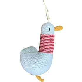 Resim Amigurumi Seagull Toy - Red 