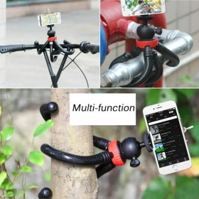 Resim Gorillapod Esnek Ahtapot Tripod + Telefon Tutucu Dslr Tripod 30 cm 