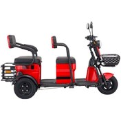 Resim E-mon Elektrikli Motosiklet Mona 1500w Üç Tekerli Kırmızı 