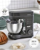 Resim Karaca Hamur yoğurma, Çırpma, Karıştırma, Mikser 1500W Güç 5 Litre Geniş hazneli 6 Hız kademeli Mutfak Şefi 