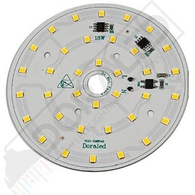Resim 220Volt 18Watt Smd 2835 Ledli Led Modül Gün Işığı 10mm Delik Çaplı 220V 18W Avize Ledi 88MM 