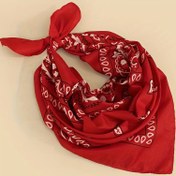 Resim 19,68 inç Klasik Paisley Desenli Vintage Kare Eşarp Moda Mendil Kadınlar için Kot Bandana Başörtüsü 