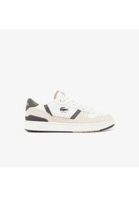 Resim Lacoste T-clip Deri Erkek Beyaz Sneaker 224-4-sma Beyaz - Gri 
