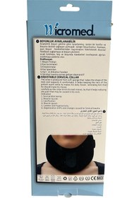 Resim Vicromed Ayarlanabilir Boyunluk Siyah 