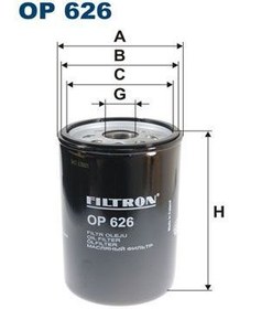 Resim Yağ Filtresi FILTRON OP 626 