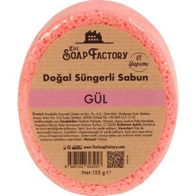 Resim Doğal Süngerli Gül Sabunu 125 G - Lüks - Tüm Cilt Tipleri Için Diğer 