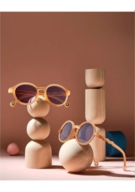 Resim Olivio&co Classic Oval Junior Güneş Gözlüğü - Sand Beige Çok Renkli 