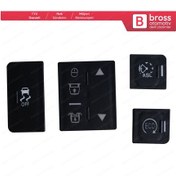 Resim Range Rover Sport L494 Makyajsız için Konsol Düğme Kapağı Eco Lu N11.14079 