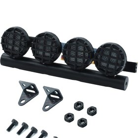 Resim Yaleker Trx-4 Ve Scx10 İçin 4'lü Led Aydınlatma Seti - 5v-7.4v Alüminyum Rc Araç Aydınlatma 