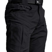 Resim Erkek Taktik Kargo Pantolonu - Dayanıklı, Çoklu Cep Tasarımı, Esnemez Kumaş, Dış Mekan Çalışması ve Yürüyüş için Normal Beden, Bahar/Sonbahar Sezonu, Kemerli, Düz Renk, Yürüyüş Pantolonu, İş Giyimi, Fonksiyonel Giyim, Güçlendirilmiş Dikiş, Kullanım Pantolonu, İnşaat İşçileri, Yürüyüş Pantolonu, Dayanıklı Stil, Sağlam İnşaat, Çalışan Profesyoneller 