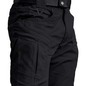 Resim Erkek Taktik Kargo Pantolonu - Dayanıklı, Çoklu Cep Tasarımı, Esnemez Kumaş, Dış Mekan Çalışması ve Yürüyüş için Normal Beden, Bahar/Sonbahar Sezonu, Kemerli, Düz Renk, Yürüyüş Pantolonu, İş Giyimi, Fonksiyonel Giyim, Güçlendirilmiş Dikiş, Kullanım Pantolonu, İnşaat İşçileri, Yürüyüş Pantolonu, Dayanıklı Stil, Sağlam İnşaat, Çalışan Profesyoneller 