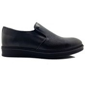 Resim Berenni M671 Siyah Hakiki Deri Erkek Klasik Ayakkabı 