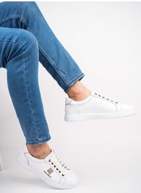 Resim Bulutmod Beyaz Erkek Hakiki Deri 4 Mevsim Casual Spor Ayakkabı Beyaz 