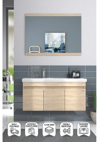 Resim Pierre Cardin Summer 100 Cm Poplar Banyo Dolabı 