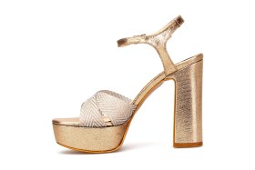 Resim Ayakkabı Fuarı Elit PM08 K2057 Kadın Platform Ayakkabı Altın 