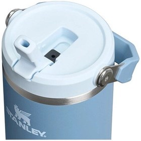 Resim Stanley Thermos The İceflow Flip Straw 2.0 Tumbler 0.89l Pipetli Termos 10-12043-277 Mavi Mavi 