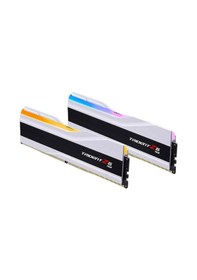 Resim Gskill F5-6000J3636F32GX2-TZ5RW 64 GB (2x32) Trident Z5 RGB Beyaz 6000 MHz CL36 DDR5 Ram 