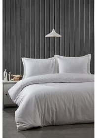 Resim BonjardinHome Pamuk Saten Nevresim Takımı Beyaz 