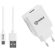 Resim Ktools Life Qualcomm 3.0 Hızlı Micro USB Seyahat Şarj Cihazı Beyaz 