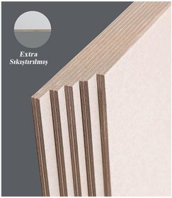 Resim A3 Mukavva Gri 3 MM 10 Adet 1 Paket 29.7 x 42 CM 