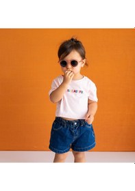 Resim 6-12 Yaş Çocuk Güneş Gözlüğü Candy Pink Pembe 