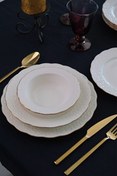 Resim Tabak Evi Porselen İrem Yemek Takımı Altın Yaldızlı 6 Kişilik 24 Parça 