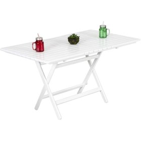 Resim Bahçeci Atina Masa 60x60 Beyaz 