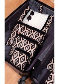 Resim Morbebe 6'lı Bej Valiz Düzenleyici I Bavul Içi Organizer Set I Seyahat Hurcu Xxxxx Bej 