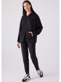 Resim Arnetta Kadın Siyah Pijama Takımı Ar3111-s-v1 Siyah 