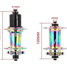 Resim Hassns Pro7 Ön Arka Göbek Seti 32 Delik Rainbow 