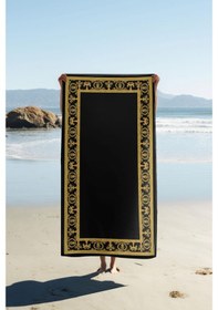 Resim Dijital Baskı Plaj Deniz Havlusu Modern Desenli Peştamal Hvl0086 Renkli 