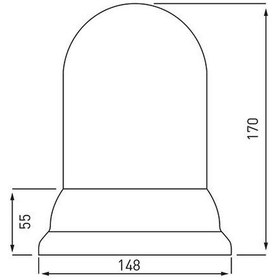Resim Tepe Döner Lamba Mıknatıslı Çakmak Soketli 12V Sarı 