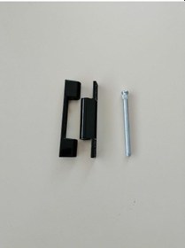 Resim 95'Lik PVC Kapı Zamak Menteşe Siyah 