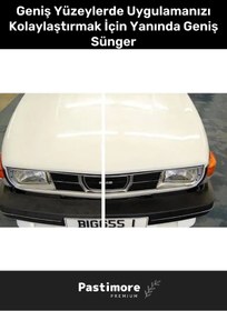 Resim Pastimore Özel Üretim Suya Dayanıklı Ultra Eskimiş Kauçuk Yüzey Dış Plastik Aksam Tampon Boyası - Siyah 