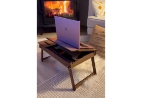 Resim Hype Store Vigo Wood - BT201 Katlanır Ayaklı Laptop Çalışma Sehpası 