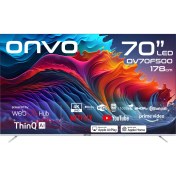 Resim Onvo OV70F500 70" 178 Ekran Uydu Alıcı 4K Ultra HD webOS Smart LED TV (Çerçevesiz) 
